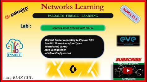 2 Palo Alto FW Interfaces Zones Objects Configuration Pnetlab YouTube