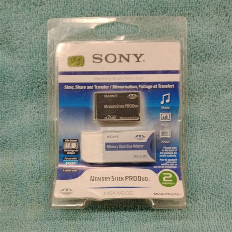 Sony Memory Stick PRO Duo MSX M2GS 2GB Magic Gate Memory Cards New