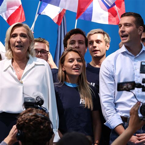 Marine Le Pen Et Jordan Bardella Le Duo Dynamique La T Te Du Rn Est