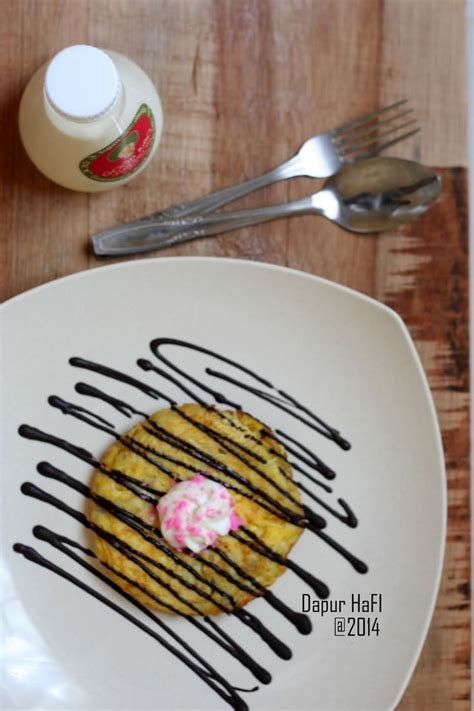 Dapur HaFi Pancake Pisang Keju Gluten Free Dapur Sarapan Pisang