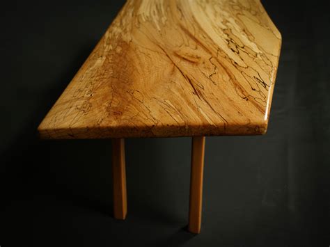 Spalted Beech Minimalist Coffee Table Etsy