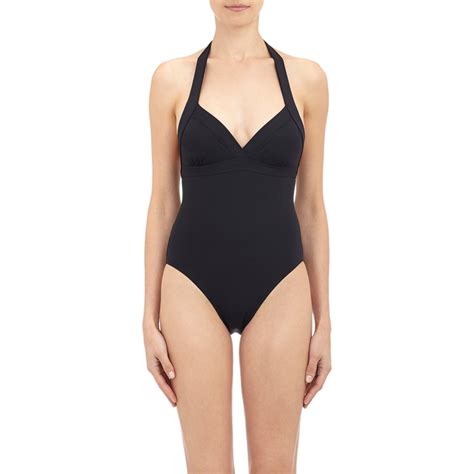 Eres Cassis Halter Swimsuit Black Size 38 In Black Lyst