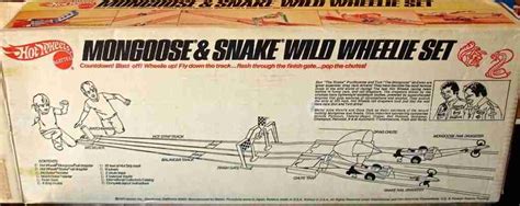 1971 Hot Wheels Mongoose And Snake Wild Wheelie Set The HobbyDB Blog