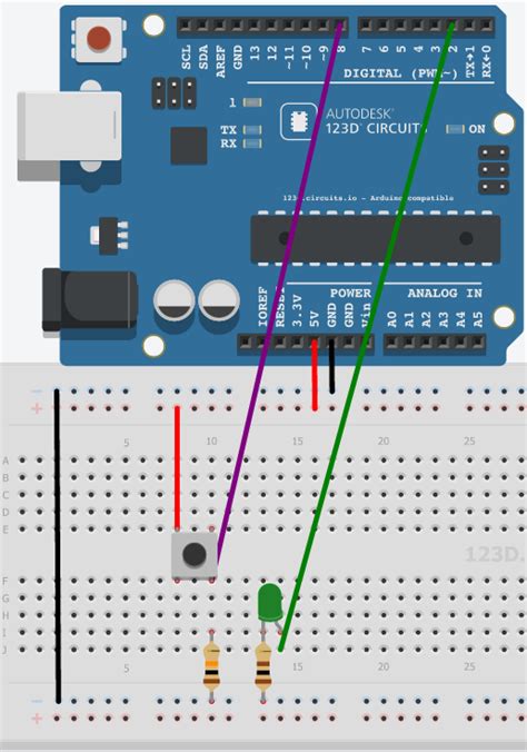 Controla El Mundo Con Arduino Encender Y Apagar Un LED Presionando Un