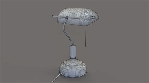 ArtStation - Bankers Desk Lamp | Game Assets