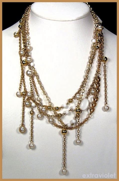 Items Similar To Sex And The Single Pearl Repurposed Vintage Necklace On Etsy