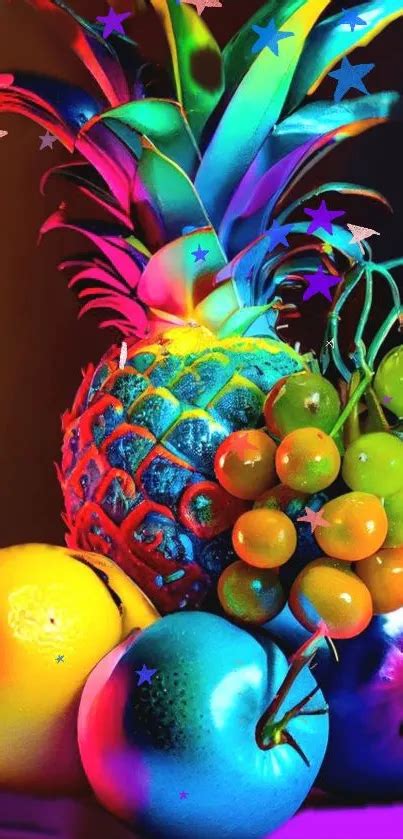 Vibrant Tropical Fruit Art Free Download