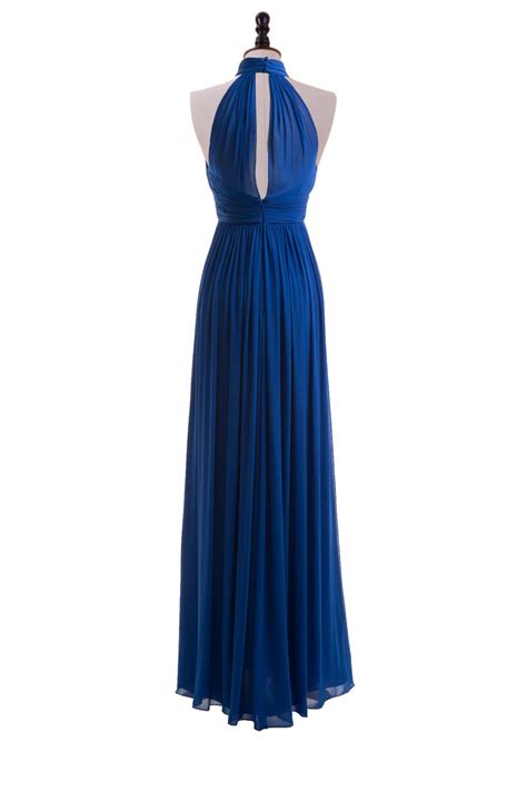High Neck Chiffon Chiffon Prom Dress/bridesmaid Dress/homecoming Dress