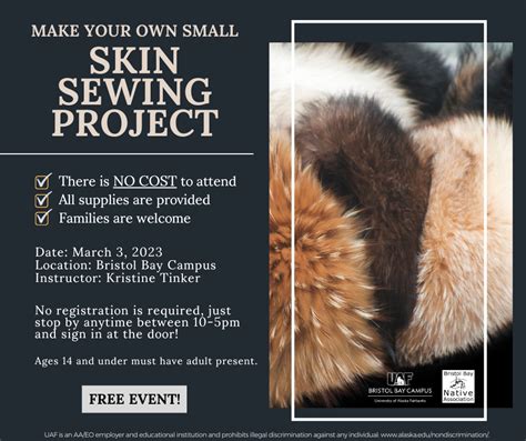 Small Project Skin Sewing Get Together – Bristol Bay Native Association