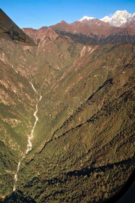 View Out Of The Window On The Flight From Lukla Back To Kathmandu