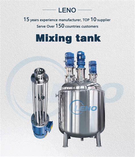 Leno Price Liquid Emulsify Reactor Homogenizer Tank Agitator Electric