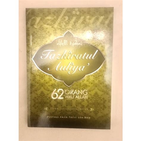 TAZKIRATUL AULIYA 62 ORANG WALI ALLAH | Shopee Malaysia