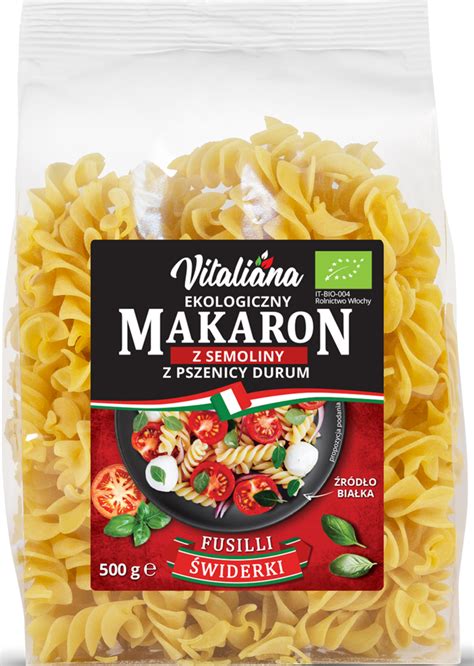 Vitaliana Makaron Durum Fusilli Bio G Drogeria Rossmann Pl