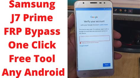 Samsung J Prime Frp Bypass One Click Free Tool Any Android Samsung