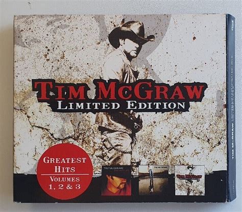 Tim Mcgraw Greatest Hits Vols Limited Edition X Disc Cd Record