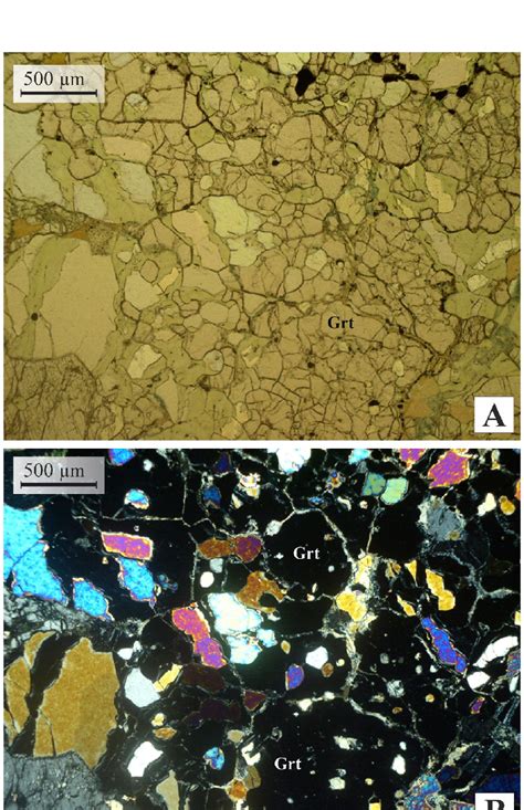 The Photomicrographs Of Thin Section The Abundant Development Of