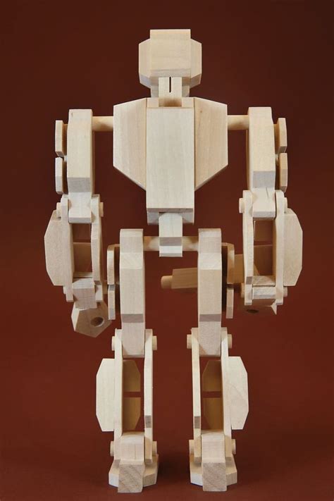 Roboter Aus Holz Level Handgefertigt Etsy De Wooden Toy Cars