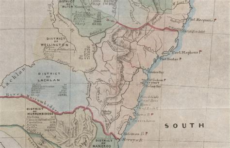 District of Wellington Map c 1841 » POI Australia