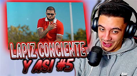 REACCIÓN Lapiz Conciente 5 Y Así Video Oficial Lapiz90Temas