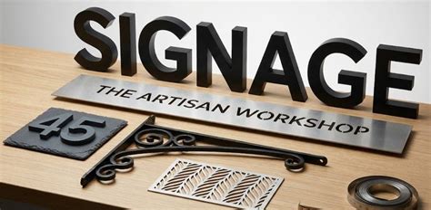 custom metal signage nottingham cnc cut business signs