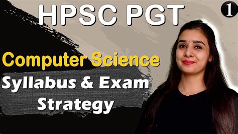 Hpsc Pgt Computer Science Very Important Information Syllabus