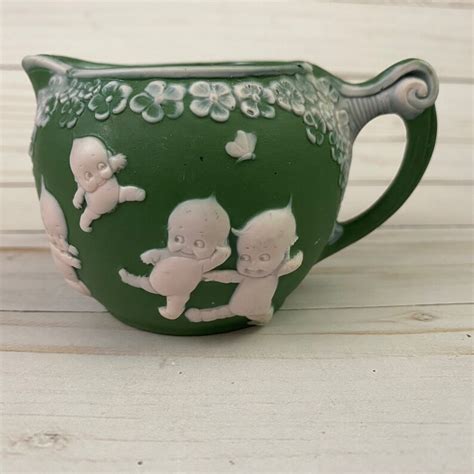 Rose Oneill Kewpie Doll Jasperware Bisque Creamer Germany Etsy