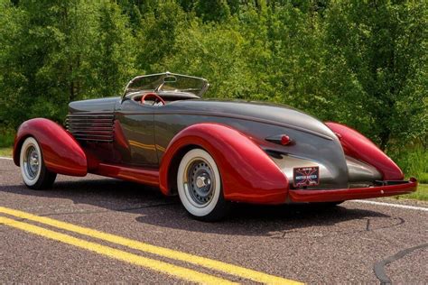 1936 Auburn Boattail Speedster Replica Rare Cord Front End For Sale