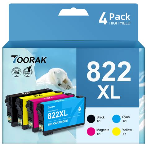 822xl Ink For Epson 822 Ink Cartridges For Epson Workforce Pro Wf 3820 Wf 4820 Wf 4833 Wf 4834