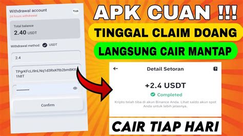 Super Legit Banget Cair Tiap Hari Dari Apk Terbaru Penghasil Crypto