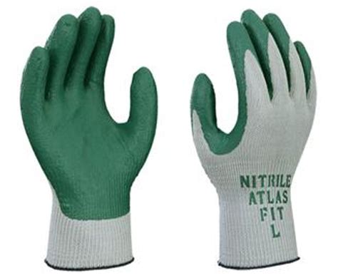 Atlas® Fit Nitrile Palm Coated String Knit Gloves G And S Safety Products