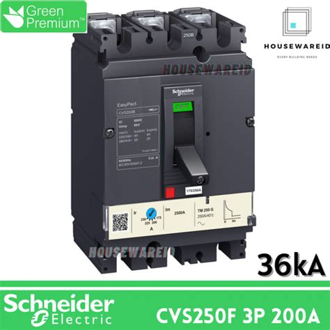 Promo Mccb P A Phase Ampere Schneider Cvs F Lv