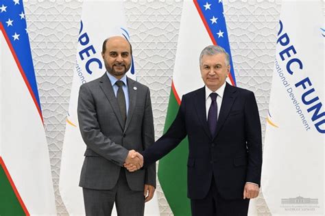 President Of Uzbekistan Receives The Head Of The Opec Fund For