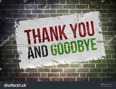 Goodbye Thank You Stock Photos And Pictures 683 Images Shutterstock