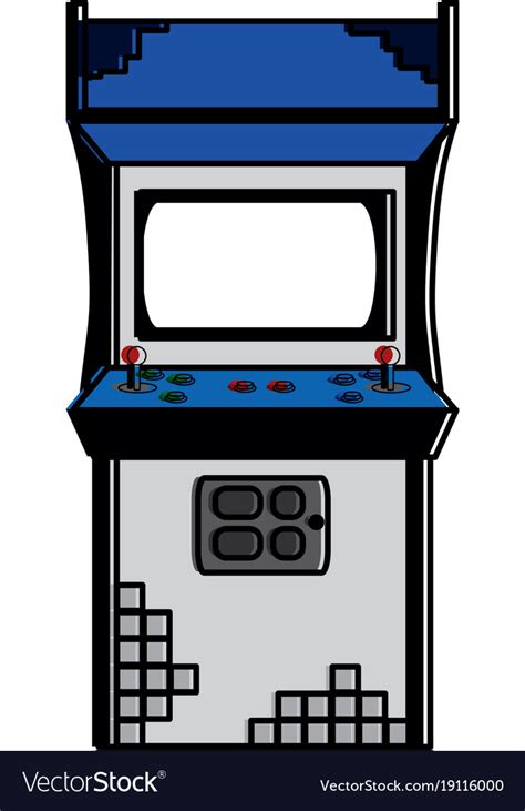 Arcade Machine Design Royalty Free Vector Image