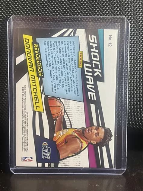 DONOVAN MITCHELL 2019 20 Panini Revolution Shock Wave Jazz 12