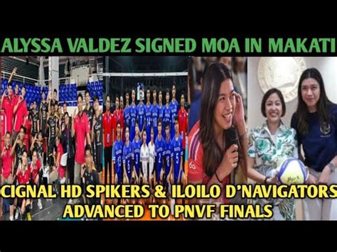 Alyssa Valdez Signed Moa In Makati Cignal Hd Spikers Iloilo D