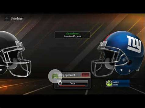 Madden Nfl Overdrive Football Youtube