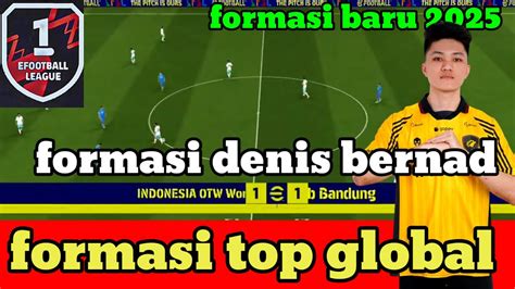 Formasi Top Global Efootball Youtube