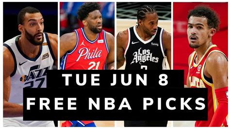 Free Nba Picks Today Tue Jun 8 Nba Best Bets Nba Prop Bets Today