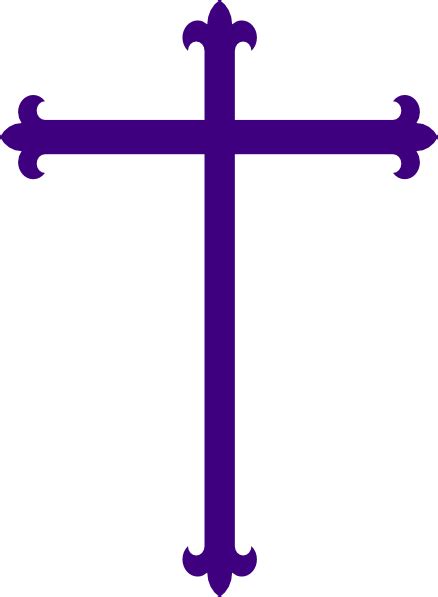 Purple Cross Clip Art at Clker.com - vector clip art online, royalty ...