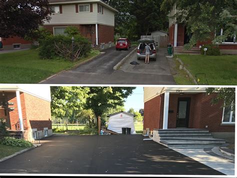 Driveway Paving in Ottawa Before/After - CanArk Paving & Interlock