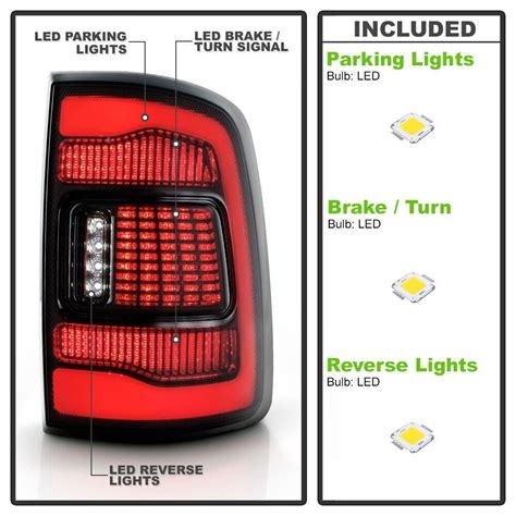 Dodge Ram New Gen Style Full Led Tail Lights