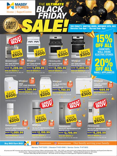 Black Friday Sale Massy Stores Barbados