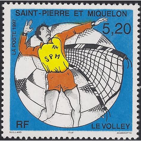 Le Volley Timbre De Saint Pierre Et Miquelon N Neuf Philantologie