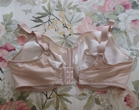 Bali Bra Beige 38ddd Underwire Soft Cup Style 6563 Floral Cup Womens Ebay