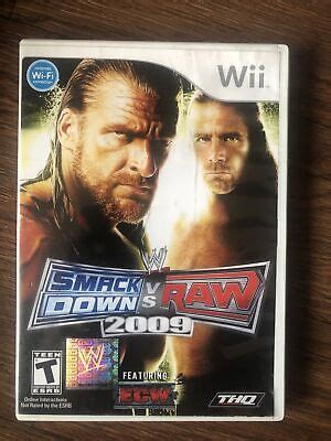 WWE SmackDown Vs Raw 2009 Featuring ECW Nintendo Wii 2008