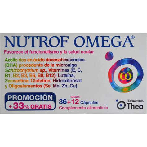 NUTROF OMEGA 60 CÁPSULAS LABORATORIOS THEA Farmacia Anna Riba