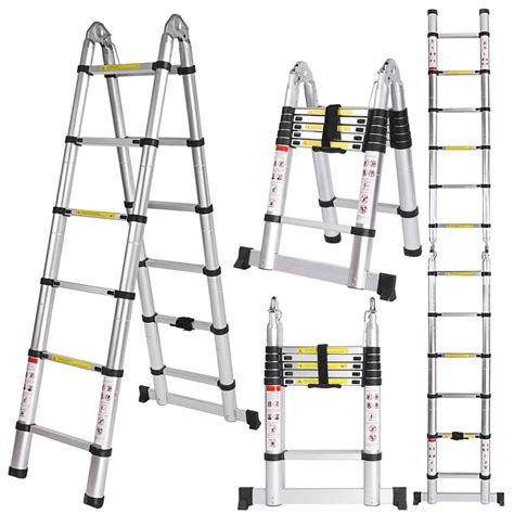 Ancheer 3 8M Multi Purpose Aluminium Telescopic Ladder Extension