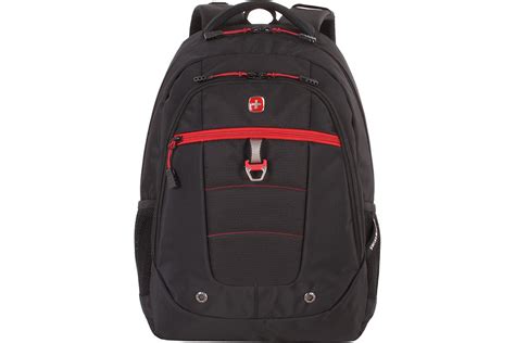 Рюкзак Wenger Swissgear 15", черный/красный, 34х18x47 см, 29 л ...