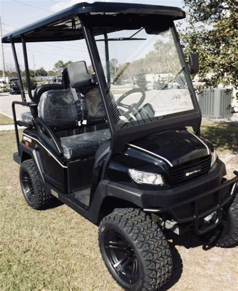 2024 Bintelli Beyond 4 Passenger Lifted Black Queen City Carts